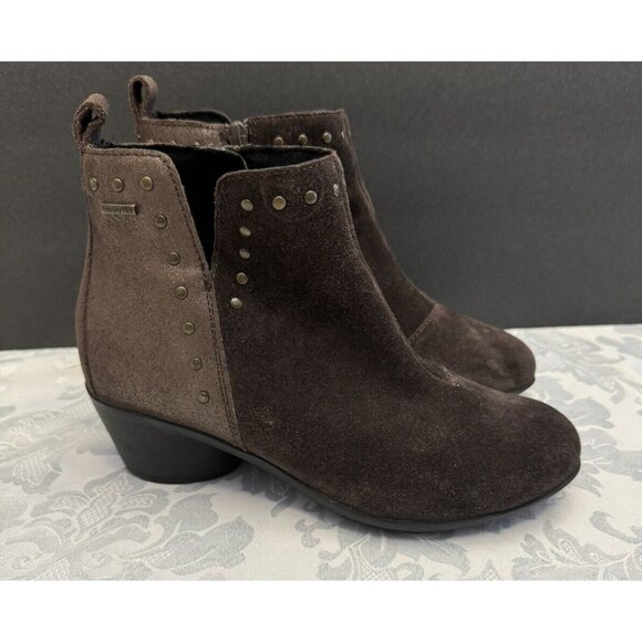 Romika Josef Seibel Daisy 01 Waterproof Bootie Comfort Size 36/5-5.5 Brown Studs - Picture 1 of 14